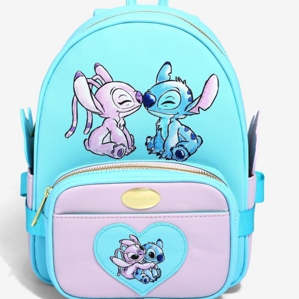 Disney The Series Angel & Stitch 2-in-1 Mini Backpack and Fanny Pack - Picture 1 of 7
